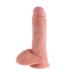 Фаллос King Cock 8&quot; with Balls, Pipedream