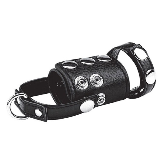 Ремешок для пениса и мошонки BlueLine