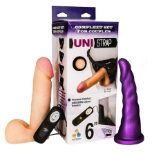 Комплект UNI strap 6" (вибро) - 2 насадки Комплект UNI strap 6" (вибро) - 2 насадки